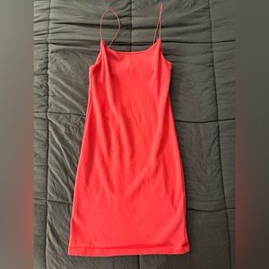 Zara pink mini dress SIZE: large COLOR: pink